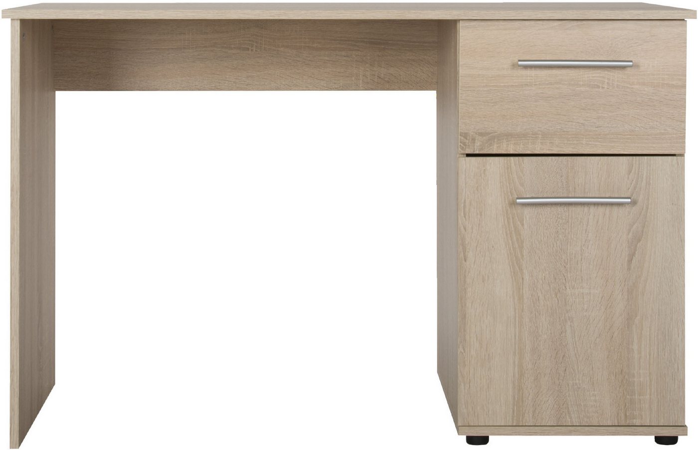 VOGL Möbelfabrik Schreibtisch Tobi, wahlweise mit 3 Schubkästen oder 1 Schubkasten/1 Tür, optional mit Tastaturauszug, Breite 115 cm – Bild 2 von 5