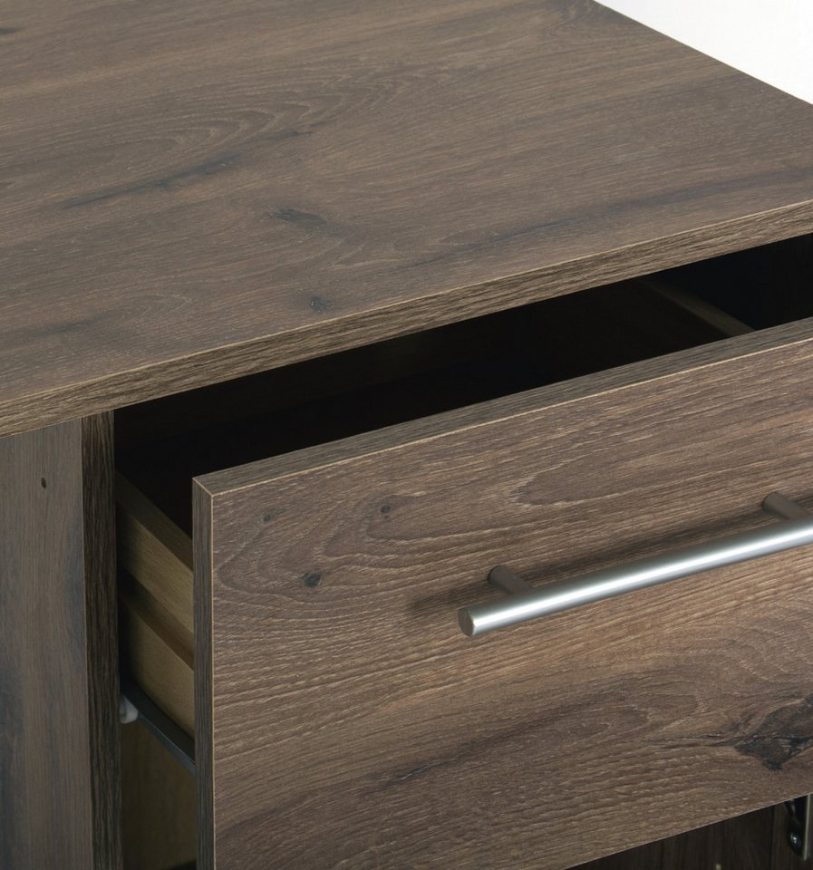 VOGL Möbelfabrik Schreibtisch Tobi, mit einer Tür und einem Schubkasten, Breite 115 cm, reichlich Stauraum – Bild 5 von 5