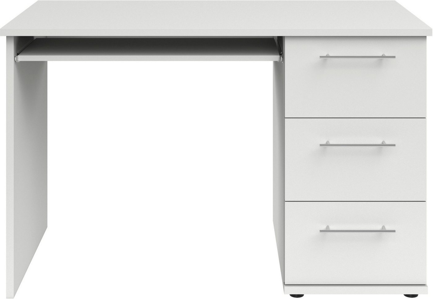 VOGL Möbelfabrik Schreibtisch Tobi, mit 3 Schubkästen, optional mit Tastaturauszug, Breite 115 cm – Bild 2 von 5