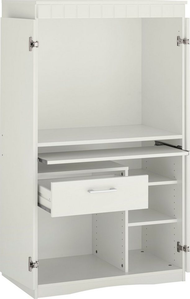 VOGL Möbelfabrik Sekretär Niklas, PC-Schrank, Home Office, Maße 80x50x138 cm, Made in Germany – Bild 5 von 5