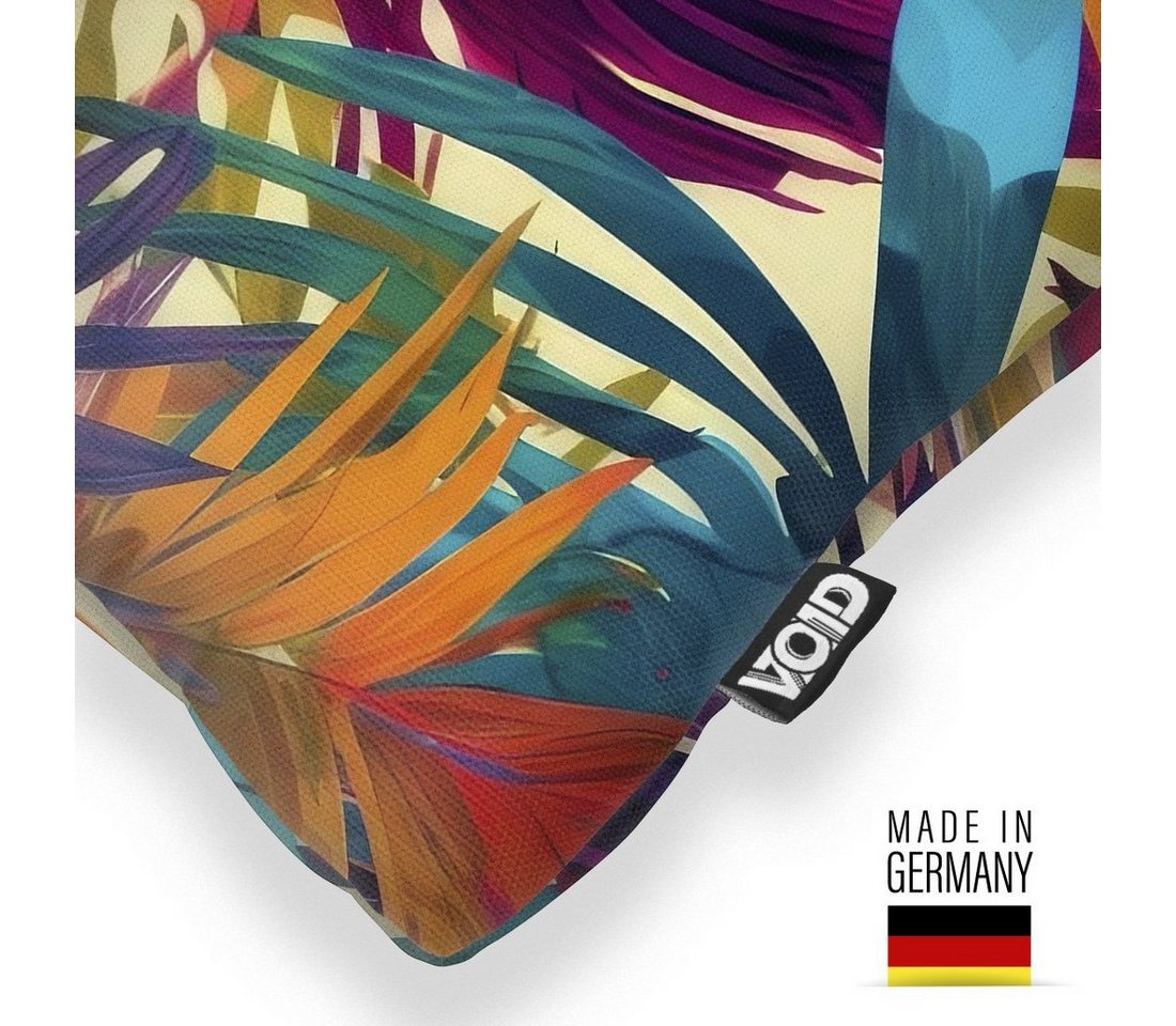 VOID Kissenbezug, (1 Stück), Bunte Palmenblätter Palmen tropen dschungel palmen blätter floral wil – Bild 2 von 5