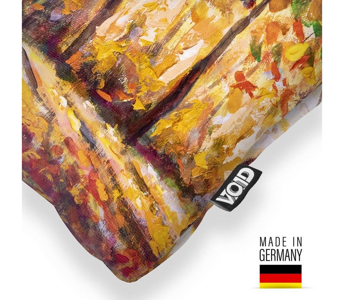 VOID Kissenbezug, (1 Stück), Herbst Gemälde Bäume Laub Kunst Malerei Herbsttag Sonne Wandern Spazi – Bild 2 von 5