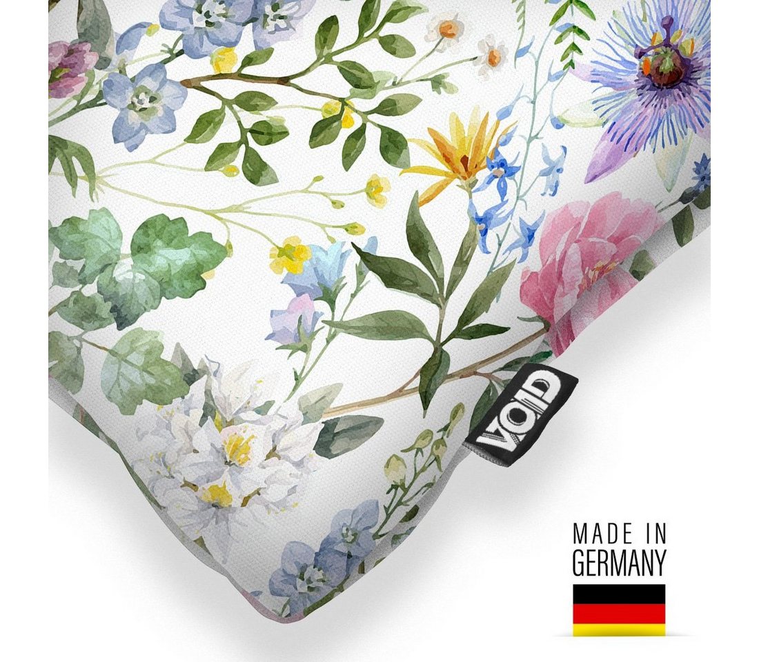 VOID Kissenbezug, (1 Stück), Blumen Blumenmuster Frühlingsblumen 40x40 Sofakissen Polyester Kissen – Bild 2 von 5