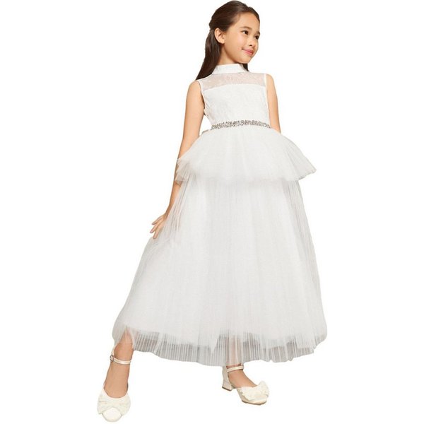 LIPSY Vokuhila-Kleid Lipsy Holy Schößchenkleid, Heilige Kommunion (1-tlg)