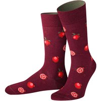 VON JUNGFELD Bio-Socken 'Granatapfel', merlot