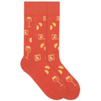 von Jungfeld Bio-Socken 'Spritz', rotorange