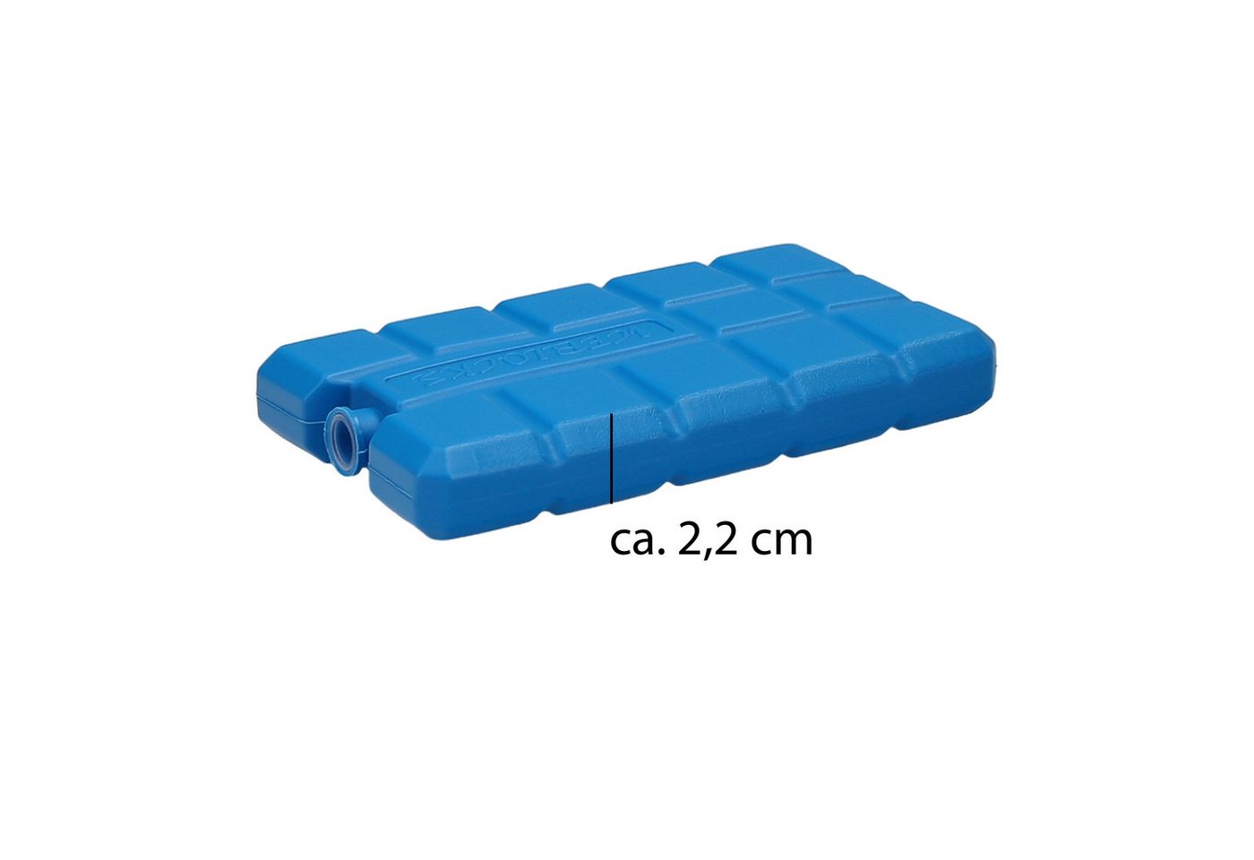 VonBueren Kühlakku Set, 200 g, 8,1 x 15,2 x 2,2 cm, blau – Bild 3 von 5