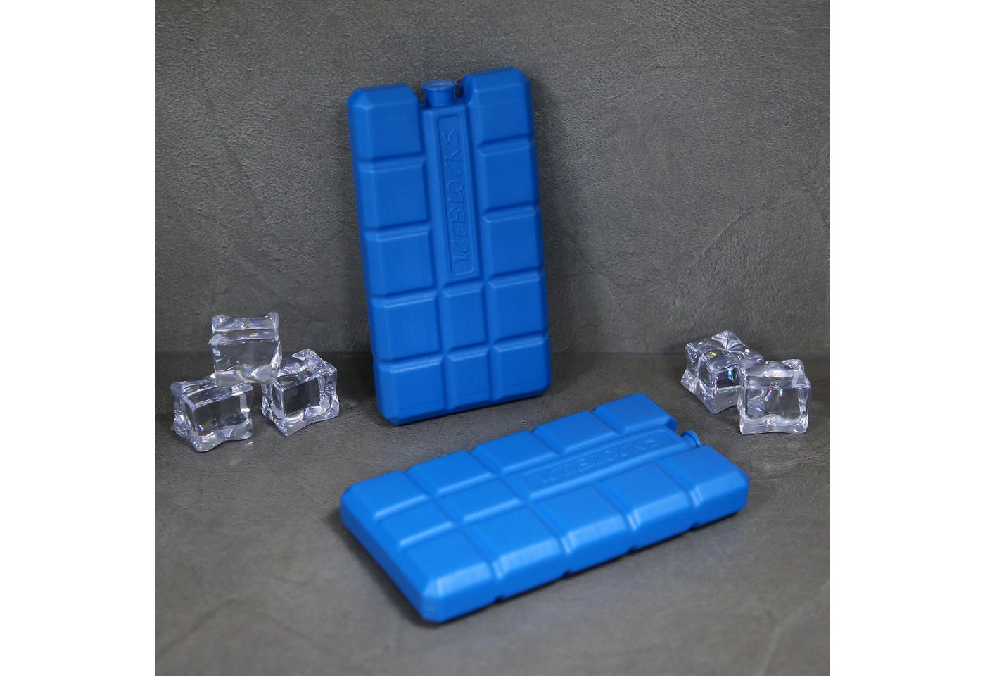 VonBueren Kühlakku Set, 200 g, 8,1 x 15,2 x 2,2 cm, blau – Bild 4 von 5