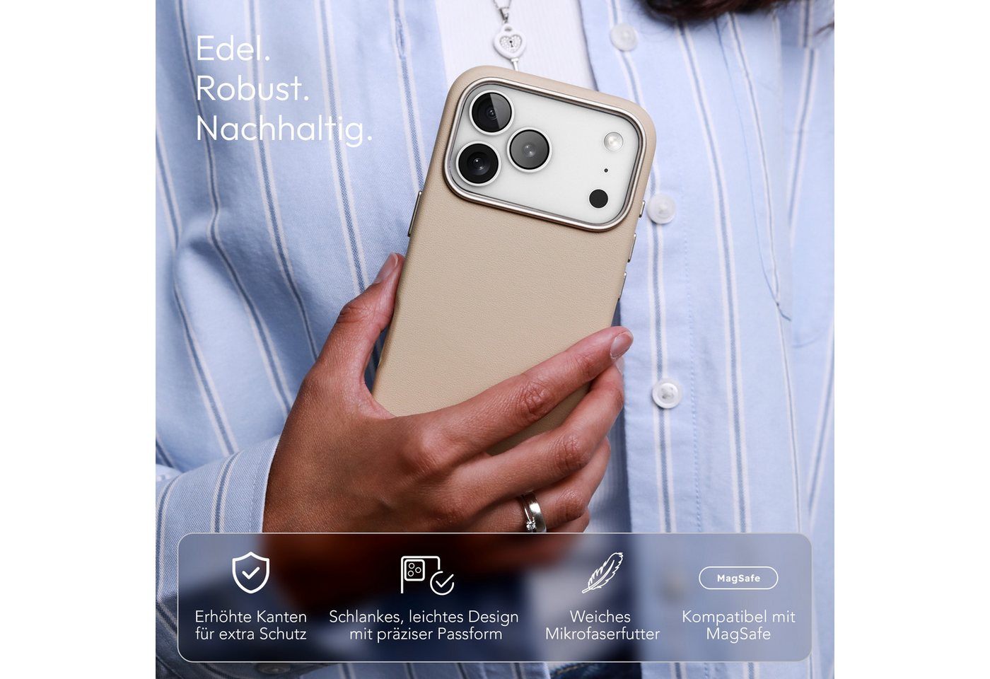 VONMÄHLEN Handyhülle Like Leather Case – Bild 2 von 5