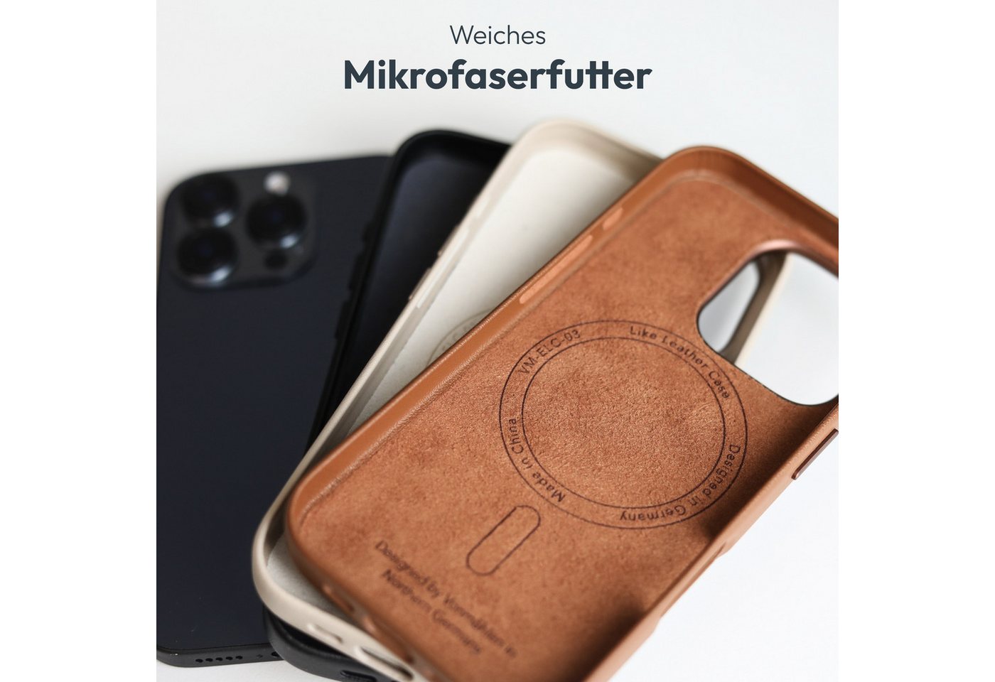 VONMÄHLEN Handyhülle Like Leather Case – Bild 5 von 5