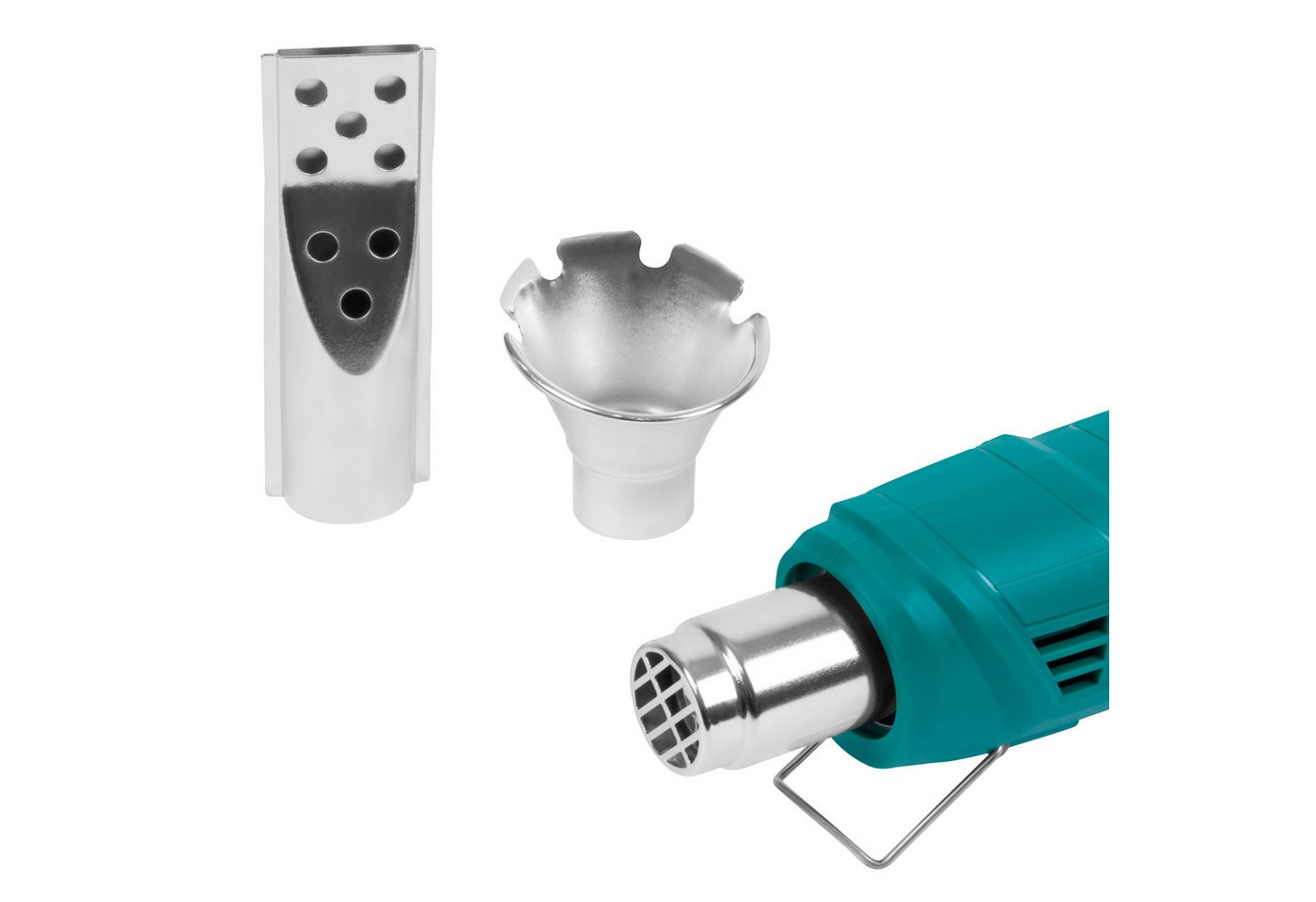 VONROC Unkrautbrenner elektrisch 2000W, 600 °C maximal, (2 in 1 Unkrautvernichter und Grillanzünder, 3-tlg., Unkraut Entferner ohne Chemie) – Bild 5 von 5