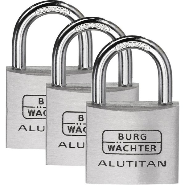 Burg Wächter Vorhängeschloss Burg Wächter 36251 Vorhängeschloss 40.00 mm gleichschließend Alumini