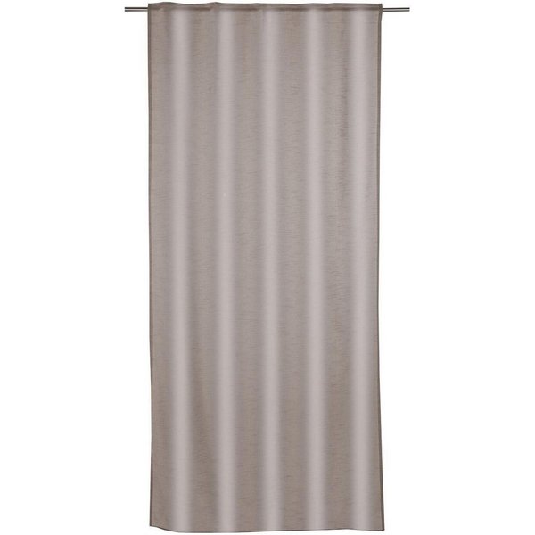 Vorhang KIM, Verd. Schlaufen, Sandfarben, L 245 x B 135 cm (1 St), verdeckte Schlaufen, blickdicht, Polyester