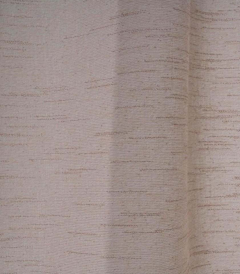 Vorhang KIM, Verd. Schlaufen, Sandfarben, L 245 x B 135 cm (1 St), verdeckte Schlaufen, blickdicht, Polyester – Bild 2 von 5