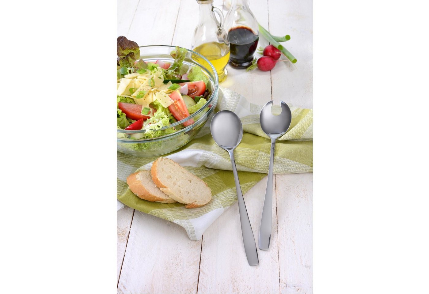 GRÄWE Vorlegebesteck GRÄWE Salatbesteck 2-tlg. lang, Serie Königstein – Bild 3 von 3