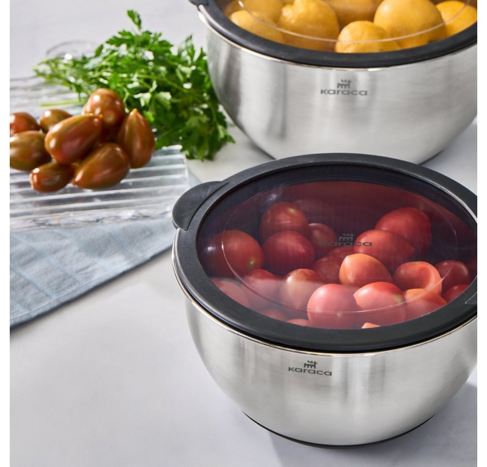 Karaca Vorratsdose Karaca Mixmaster 2-teiliges Mixset, Inox – Bild 5 von 5