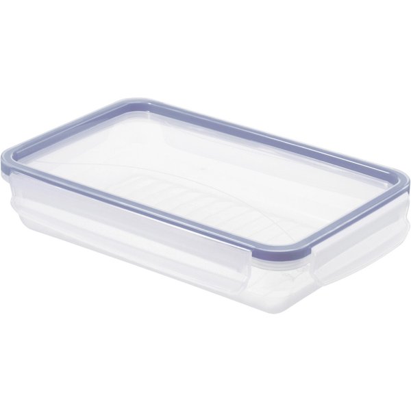 ROTHO Vorratsdose Rotho Kühlschrankdose Click & Lock, 1 l flach, Silikon