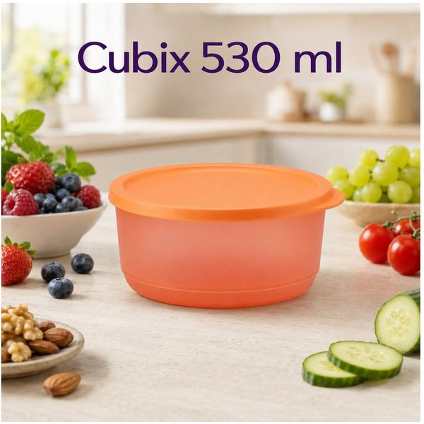 TUPPERWARE Vorratsdose Tupperware Cubix 530ml orange