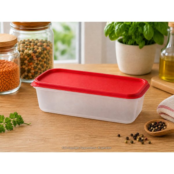TUPPERWARE Vorratsdose Tupperware Eidgenosse 500ml rot mit geschlossenen Deckel