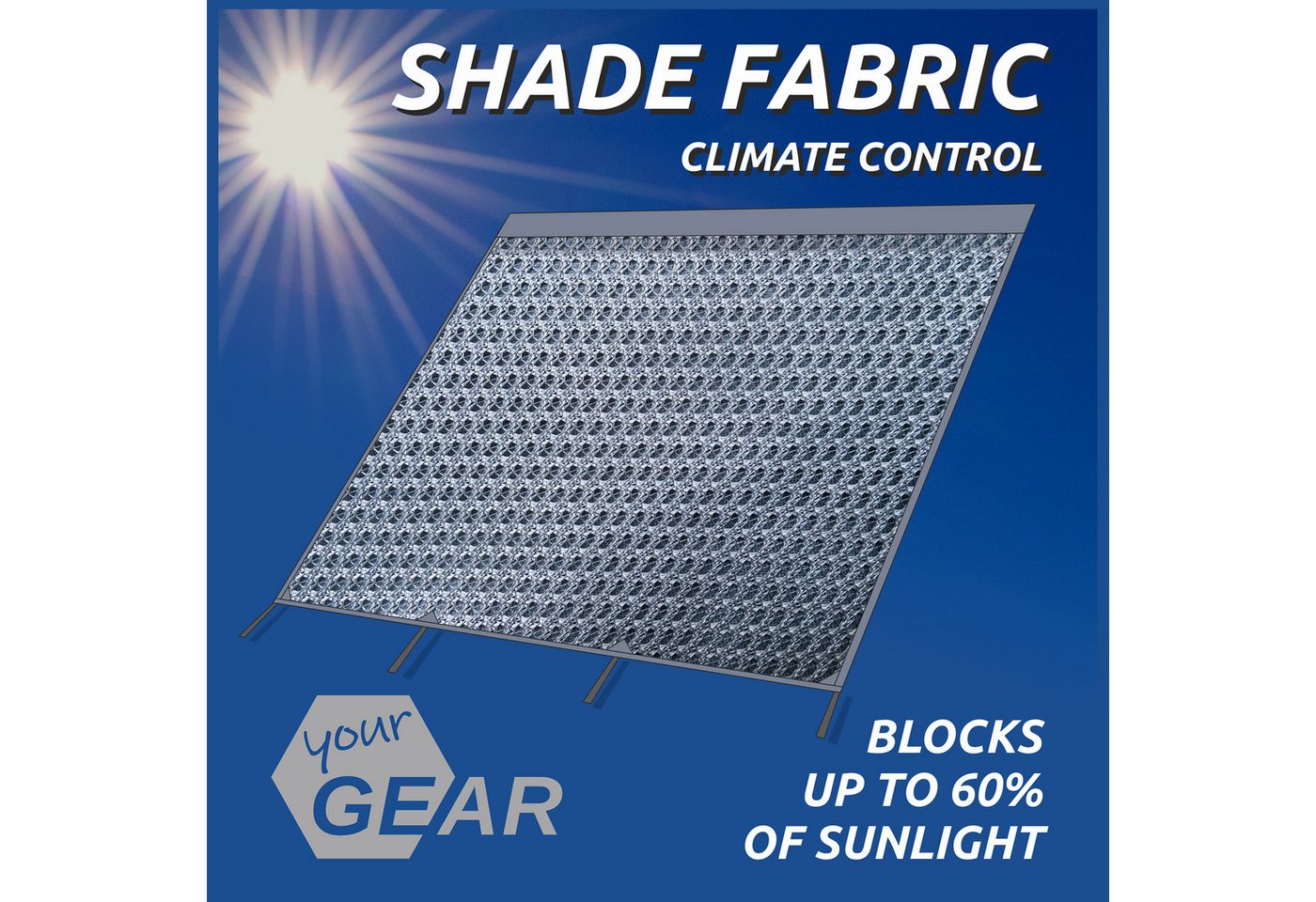 yourGEAR Vorzelt yourGEAR Capri Sun Blocker 4,8 x 2 m - Vorderwand für Markise, Personen: 0 – Bild 5 von 5