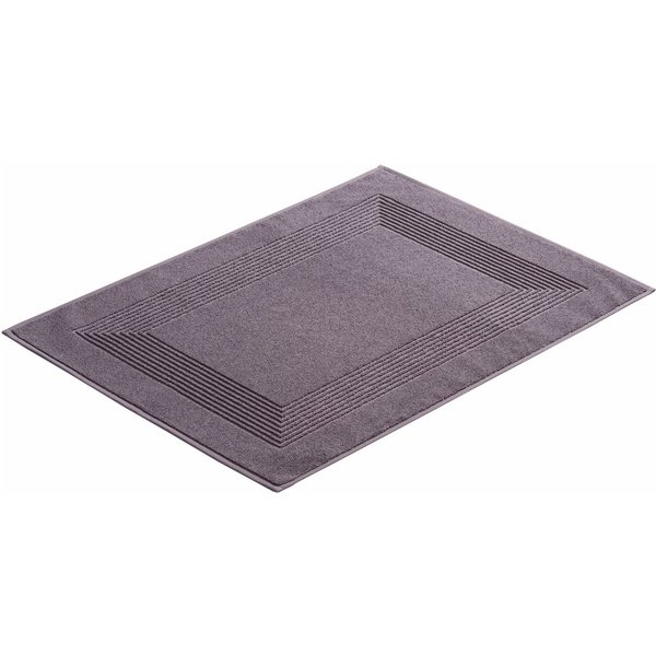 Vossen Badematte New Generation, Höhe 10 mm, fußbodenheizungsgeeignet, Baumwolle, rechteckig, Badteppich, mit Bordüre, Hoch-Tief Effekt, reine supersoft Baumwol