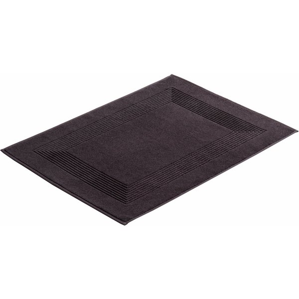 Vossen Badematte New Generation, Höhe 10 mm, fußbodenheizungsgeeignet, Baumwolle, rechteckig, Badteppich, mit Bordüre, Hoch-Tief Effekt, reine supersoft Baumwol