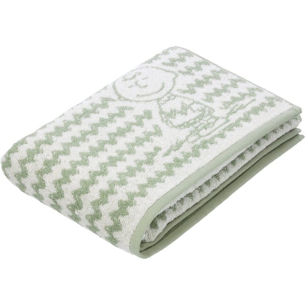 Vossen Duschtuch Charlie Brown, Jacquard (1-St), trendiger Jacquard im Zick-Zack Design und Charlie Brown