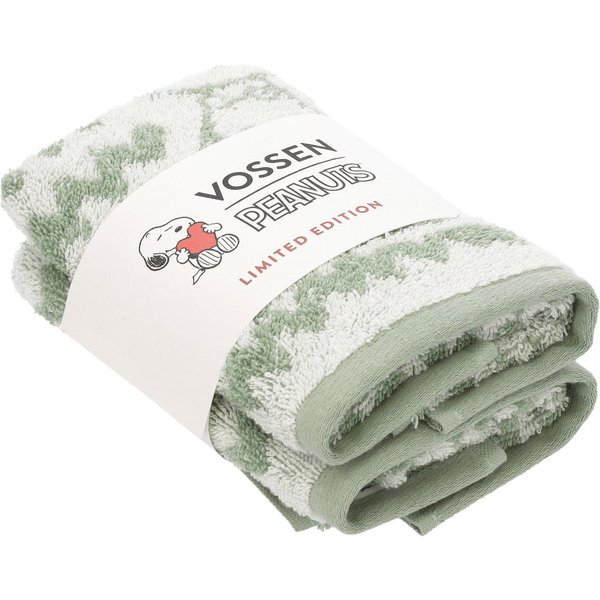 Vossen Gästehandtücher CHARLIE BROWN, Jacquard (2-St), trendiger Jacquard im Zick-Zack Design
