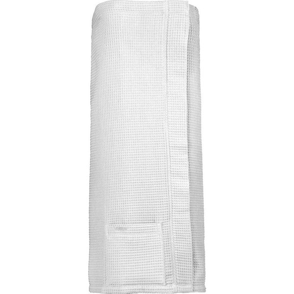 Vossen Kilt Well-L, ideal für Sauna & Spa, Kurzform, Waffelpiqué, Knöpfe, Saunakilt für Damen, Waffelpiqué-Struktur, reine Baumwolle, Knöpfe