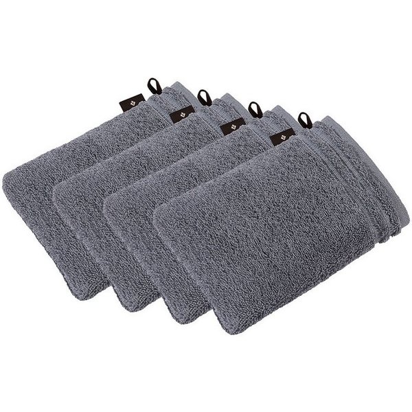Vossen Waschhandschuh 4er Pack Waschhandschuh 22 x 16 cm Calypso feeling, Frottier (Spar-Set, 4-St)