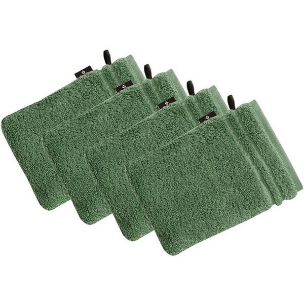 Vossen Waschhandschuh 4er Pack Waschhandschuh 22 x 16 cm Vienna Style Su, Frottier (Spar-Set, 4-St)