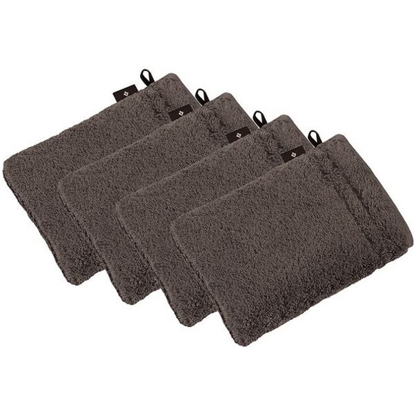Vossen Waschhandschuh 4er Pack Waschhandschuh 22 x 16 cm Vienna Style Su, Frottier (Spar-Set, 4-St)