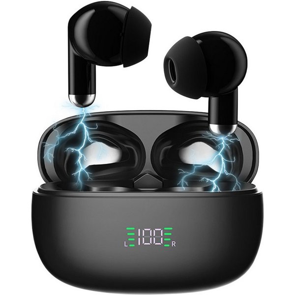 VSIUO 2026 Neue In Ear Kopfhörer Kabellos Bluetooth 5.3 mit 4 Mikrofon Bluetooth-Kopfhörer (HiFi Stereo, LED-Anzeige, USB-C, IP7 Wasserdicht Ohrhörer, Wireless 