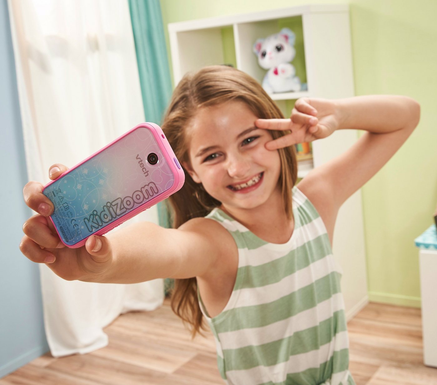 Vtech® KidiZoom Snap Touch pink Kinderkamera (im coolen Smartphone-Format) – Bild 5 von 5