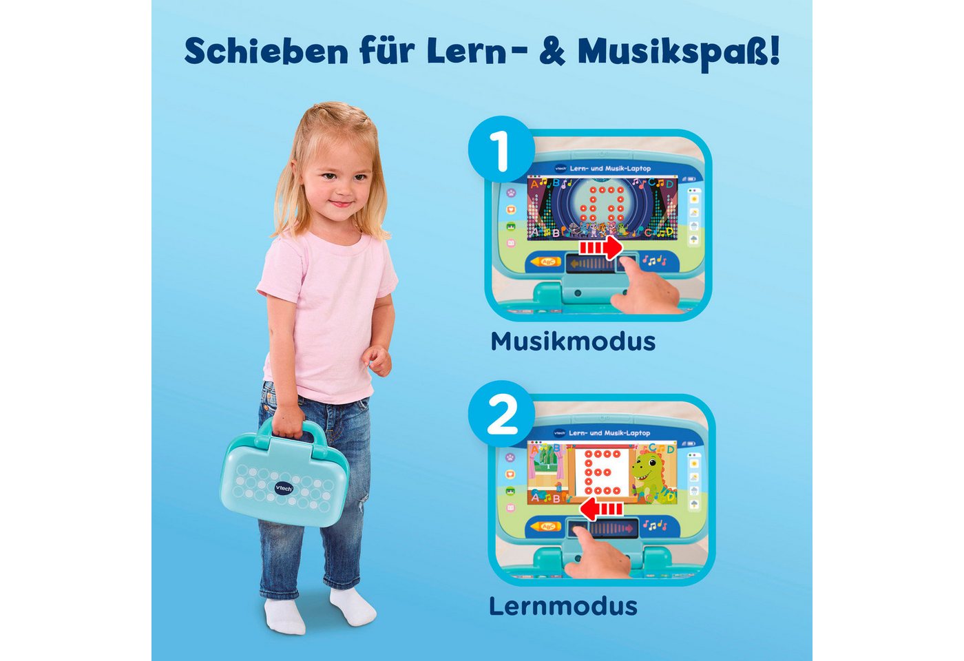 Vtech® Kindercomputer Lern- und Musik-Laptop – Bild 2 von 4