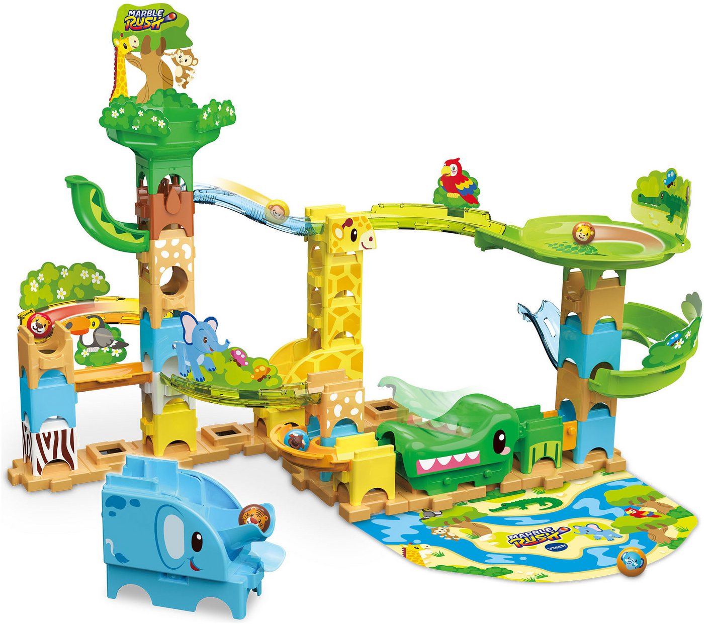 Vtech® Kugelbahn Marble Rush - Tierisches Action Set J100 – Bild 2 von 5