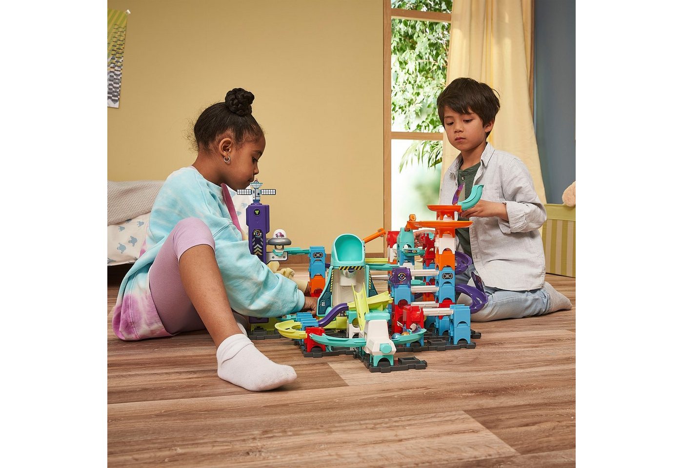 Vtech® Kugelbahn MarbleRush - Space Magnetic Set XL300 E, mit 5 magnetischen MarBalls – Bild 4 von 5