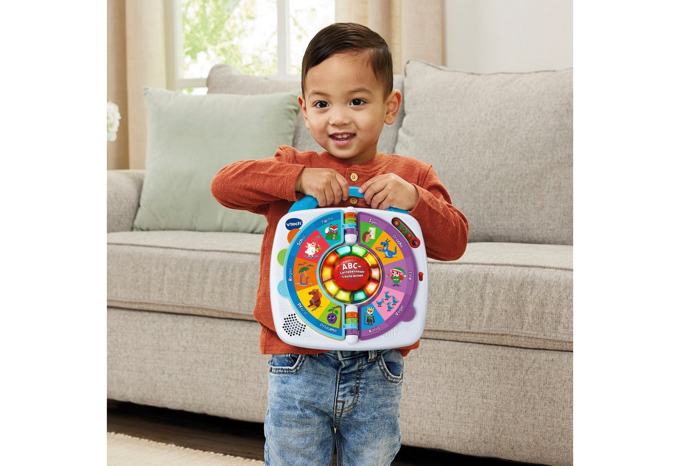 Vtech® Lernspielzeug ABC-Lernabenteuer - Laute lernen, mit Licht- und Soundeffekt – Bild 4 von 4