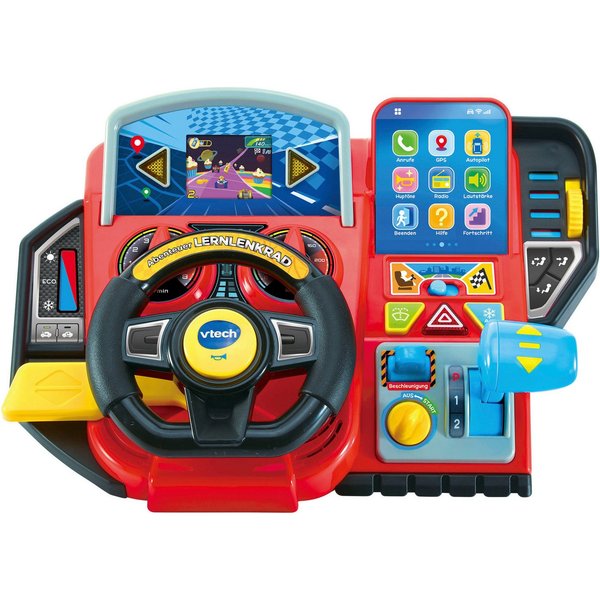 Vtech® Lernspielzeug Abenteuer Lernlenkrad, mit LCD-Farbbildschirm
