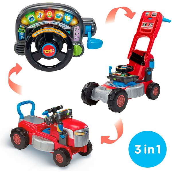 Vtech® Lernspielzeug Babys 3-in-1 Traktor & Rasenmäher