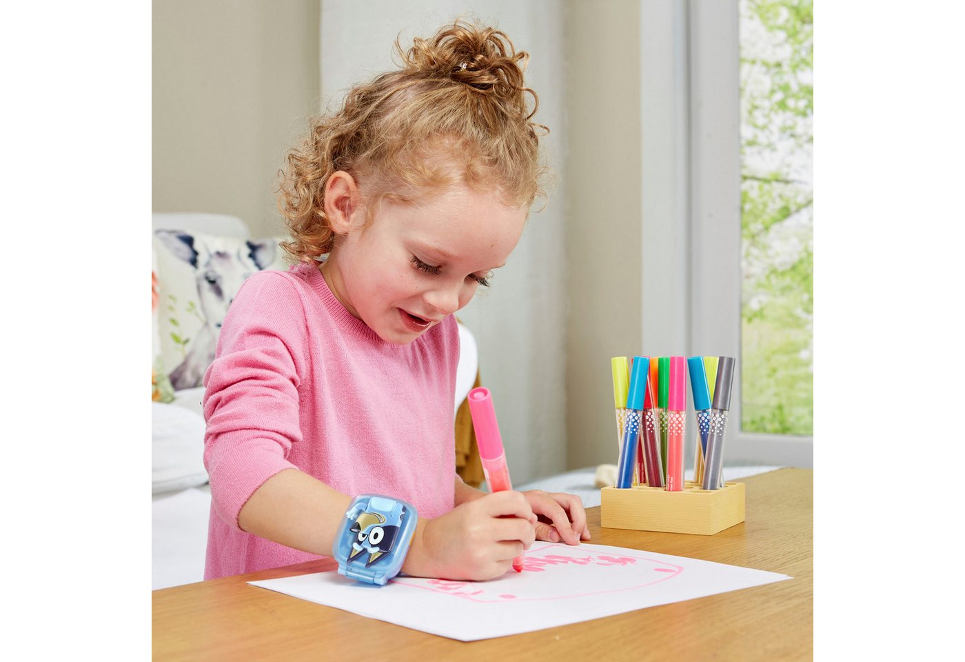 Vtech® Lernspielzeug Bluey-Lernuhr – Bild 4 von 5