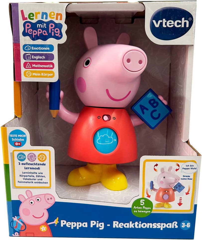 Vtech® Spielfigur Peppa Pig - Reaktionsspaß, mit Licht und Sound – Bild 2 von 2