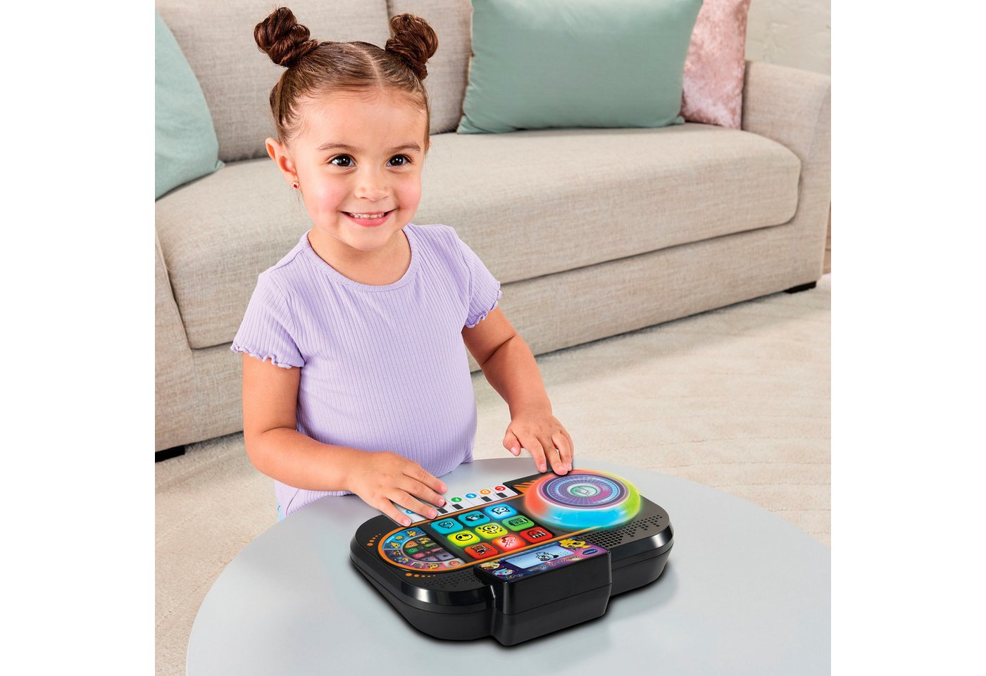 Vtech® Spielzeug-Musikinstrument Ready Set School, Mein Mini-Mischpult, mit Licht und Sound – Bild 2 von 4
