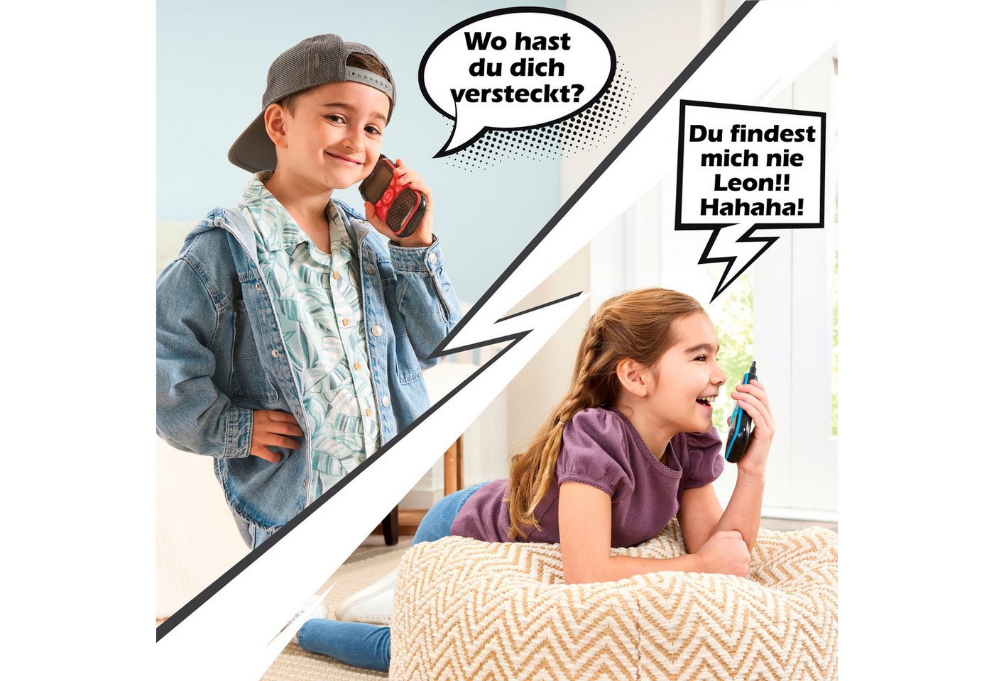 Vtech® Walkie Talkie KidiTalkie Explorer, (Set, 2-St), mit Taschenlampe – Bild 5 von 5