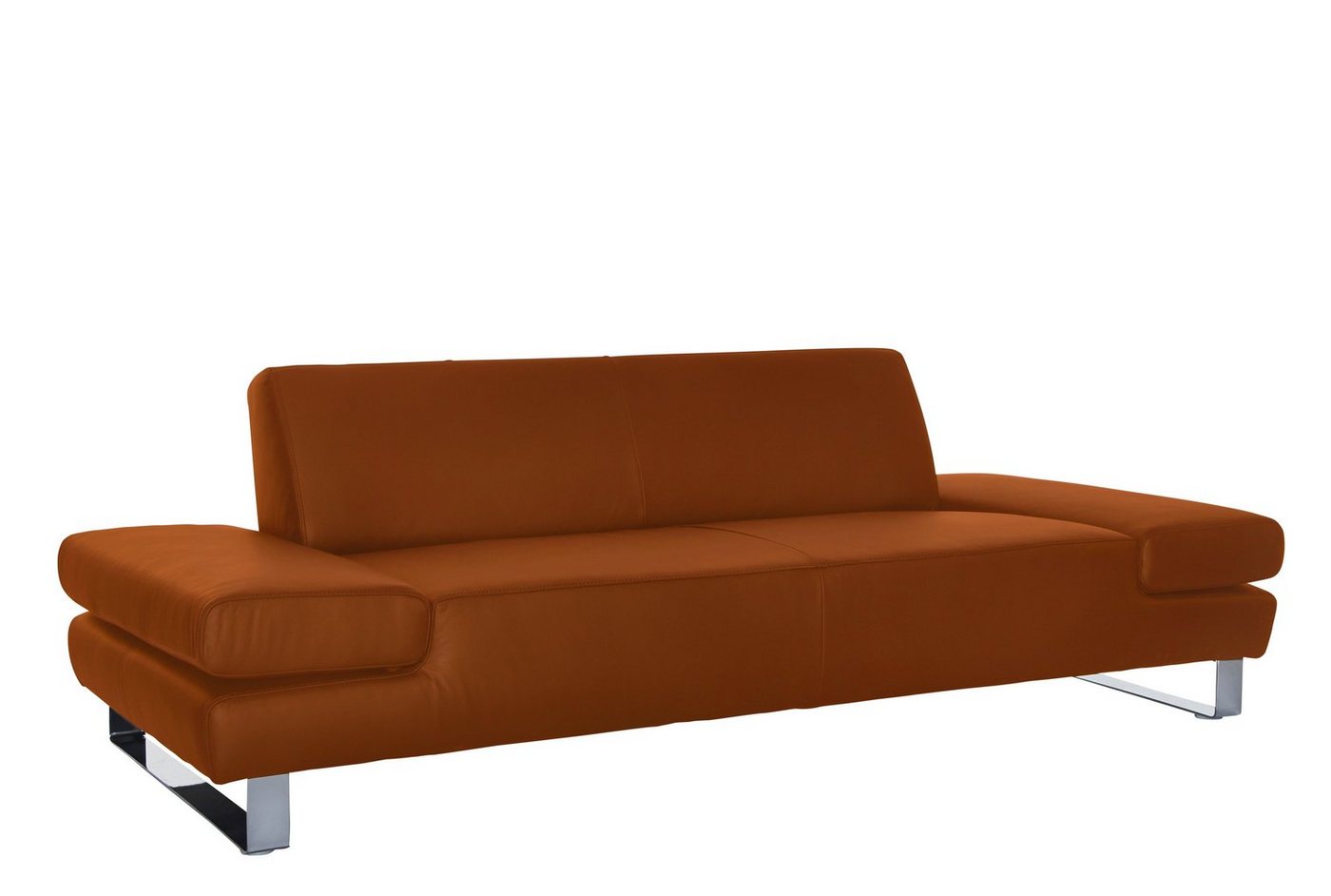 W.SCHILLIG 3-Sitzer taboo Designsofa mit hohem Sitzkomfort, Breite 232cm, Sitztiefe 69cm, mit Übertiefe, inklusive Armlehnenverstellung – Bild 2 von 5