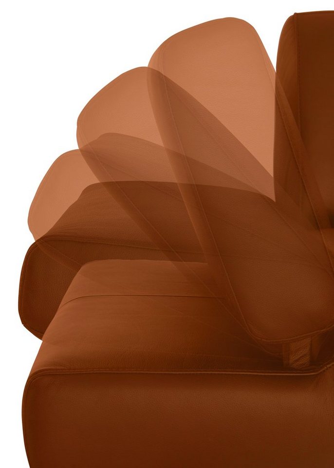 W.SCHILLIG 3-Sitzer taboo Designsofa mit hohem Sitzkomfort, Breite 232cm, Sitztiefe 69cm, mit Übertiefe, inklusive Armlehnenverstellung – Bild 5 von 5