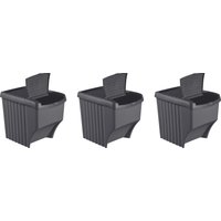 W5 Abfalleimer-Set, 3 Stück