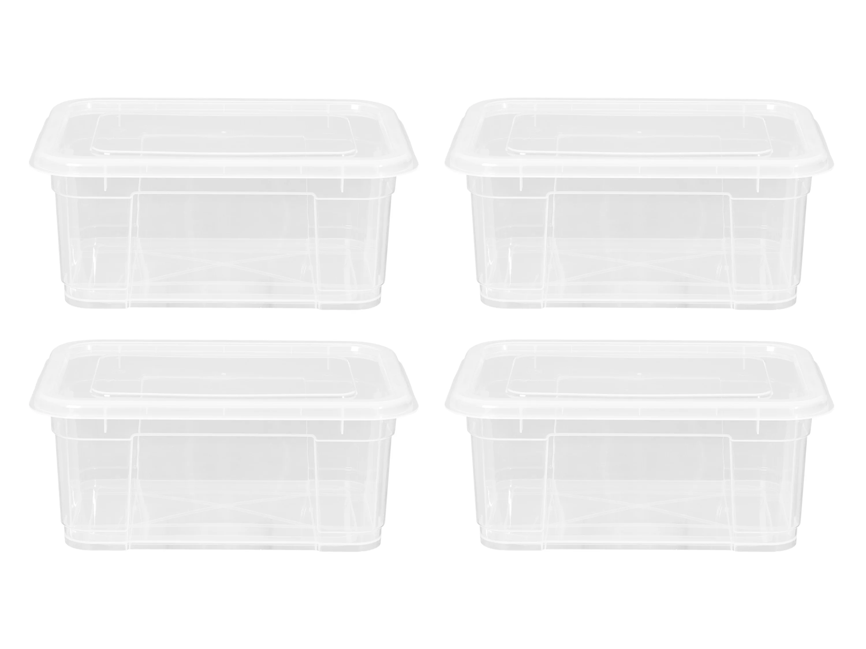 W5 Boxen mit Deckel, 40x29 x16 cm/ ca. 11 L – Bild 2 von 2