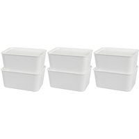 W5 Boxen mit Deckeln, 17,5x13x8 cm / ca. 1,2 L