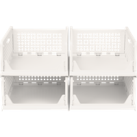W5 Schrank-Organizer, 4er-Set